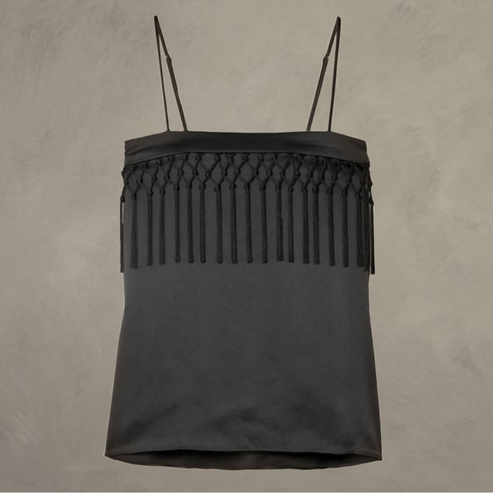 Macramé Silk Top